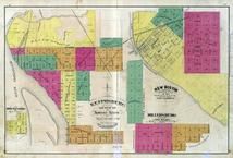 Keithsburg, New Boston, Millersburg, Mississippi River, Mercer County 1874